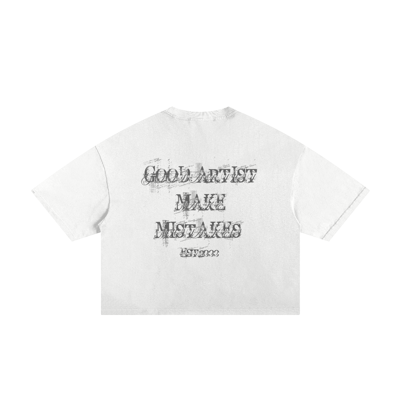 “GOOD ARTIST MAKE MISTAKES” TEE🎨🎨
