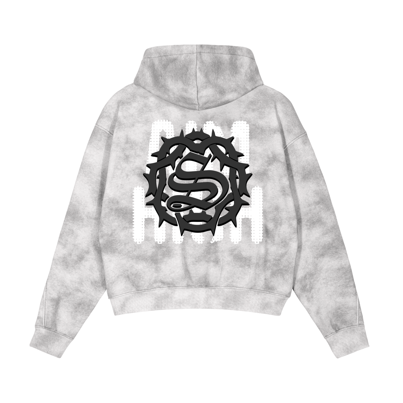 SN1P3R S2 Dirty Washed Zip-Up Fleece Hoodie