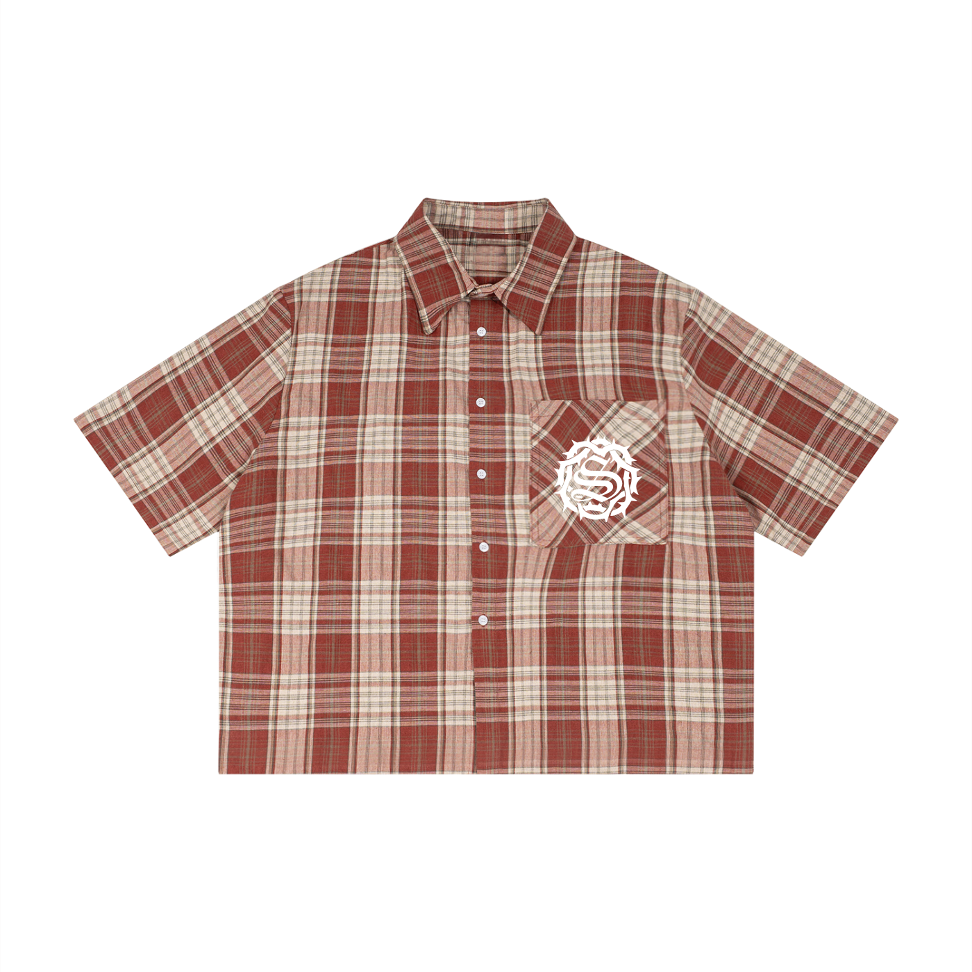 THIRTEEN Plaid Short Sleeve Shirt