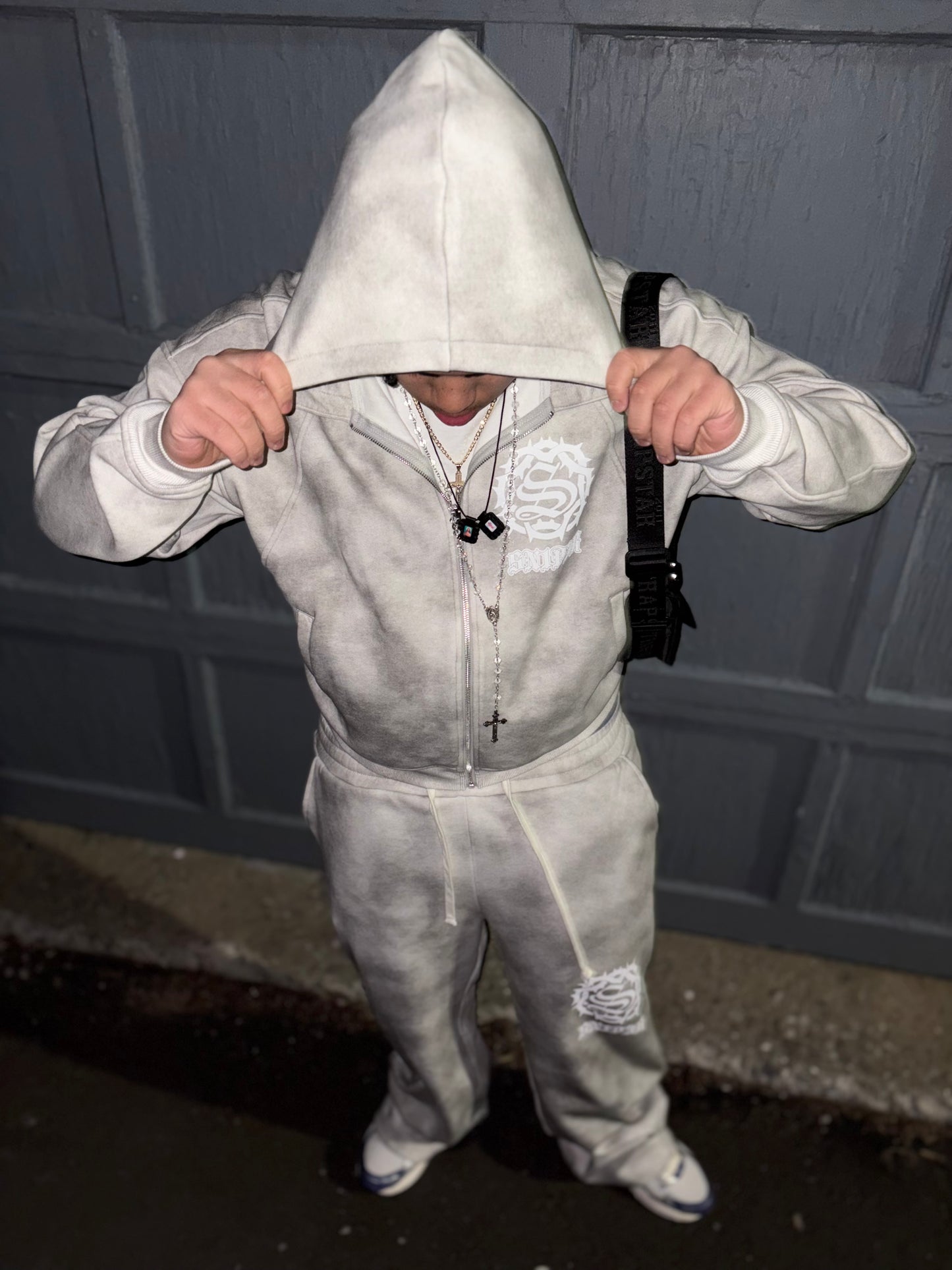 SN1P3R S2 Dirty Washed Fleece Sweatpants