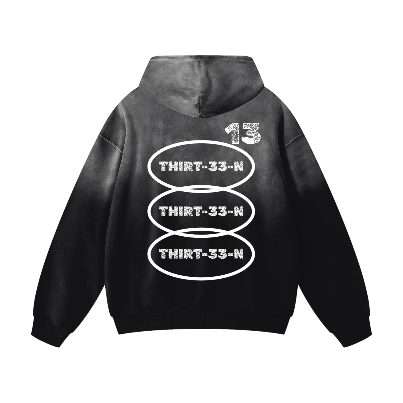 SN1P3R S5 Heavyweight Sunfade Oversized Hoodie